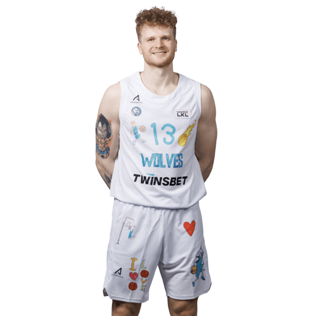 Jersey with drawing Kristupas Žemaitis #13