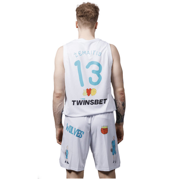 Jersey with drawing Kristupas Žemaitis #13