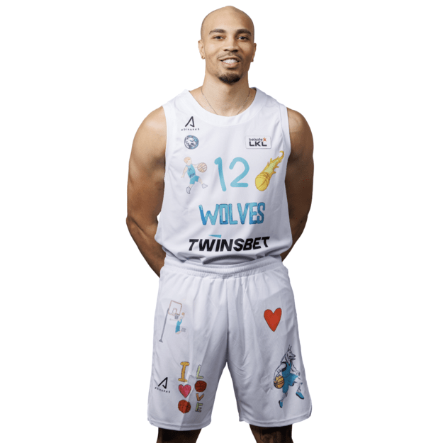 Jersey with drawings Andrew Andrews #12